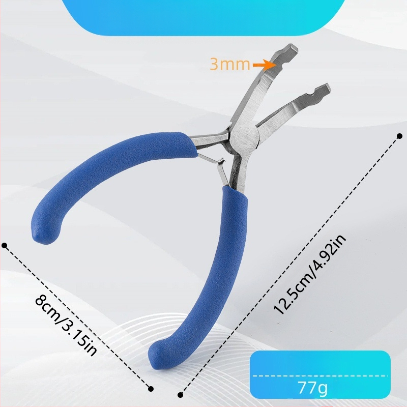 Perliukų išdėstymo replės su apvalia skylute, aukštos anglies plienas, rankų darbo papuošalų įrankis
