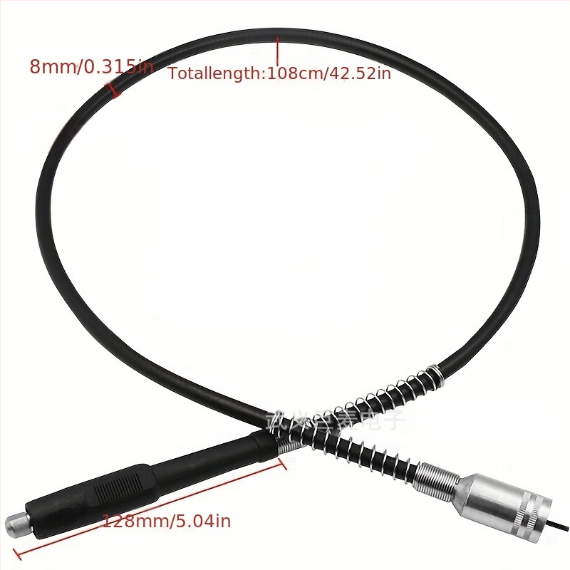 Гъвкав вал за електрически инструменти — гумиран вал, мултиспецификации, с патронник