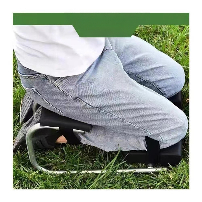 Kertészkedéshez használható térdpad állítható hosszúsággal; anyag: ismeretlen ötvözet; márka: Egyéb; munkaerő-megtakarító eszköz