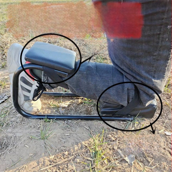 Nauja kelio pagalvė – sėdėjimui ar klaupimuisi, su česnako lupimo funkcija, patogu darbui