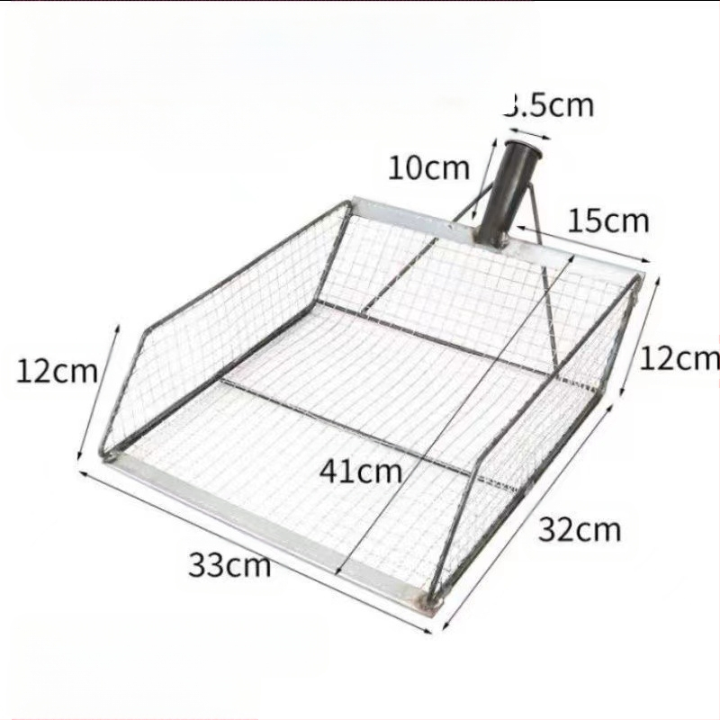 Daugiafunkcinis sodo įrankis: kukurūzų ir žemės sietas, filtras, mažoji kastuvas