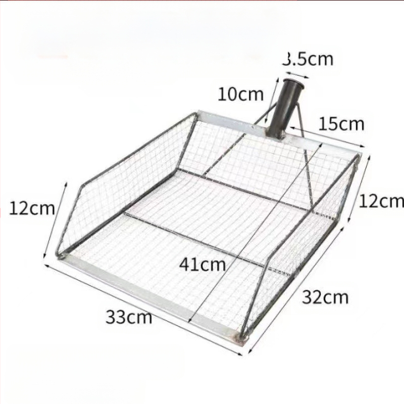 Daugiafunkcinis sodo įrankis: kukurūzų ir žemės sietas, filtras, mažoji kastuvas