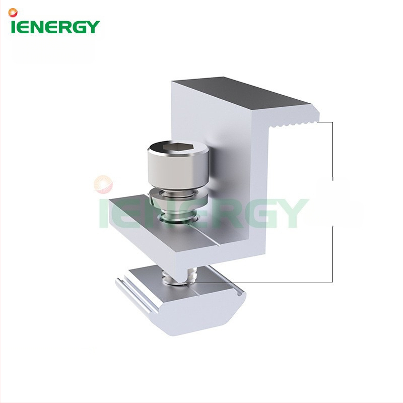 Saulės fotovoltinių laikiklių spaudimo blokų rinkinys | aliuminio lydinys | mašininis štampavimas | pramonės standartas | Ai Neng Chuang Valley