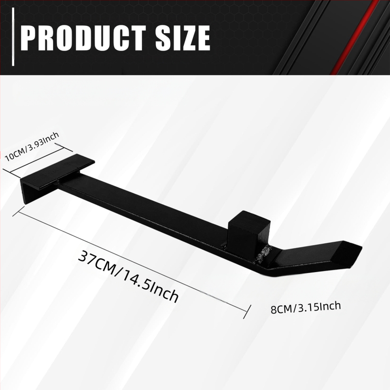 Плосък лост за дървен под, модел SL-042, въглеродна стомана, край: кръгъл и плосък, с персонализация