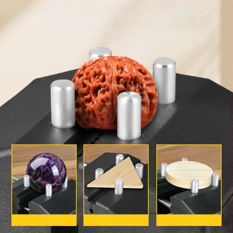 Дърводелски масивен държач за маса, метална конструкция, мултиъгълна настройка, плоска челюст, за домашна употреба