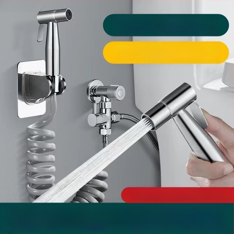 Стоманен душ-пистолет за тоалетна, глава за чешма, марка New Dragon Sail, персонализация налична, стандартна функция