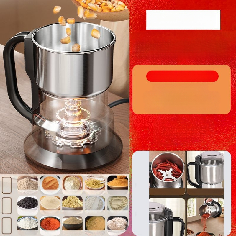 Домакинска мелница и дробилка за зърно – ултра-фино смилане, съвместима с множество зърна