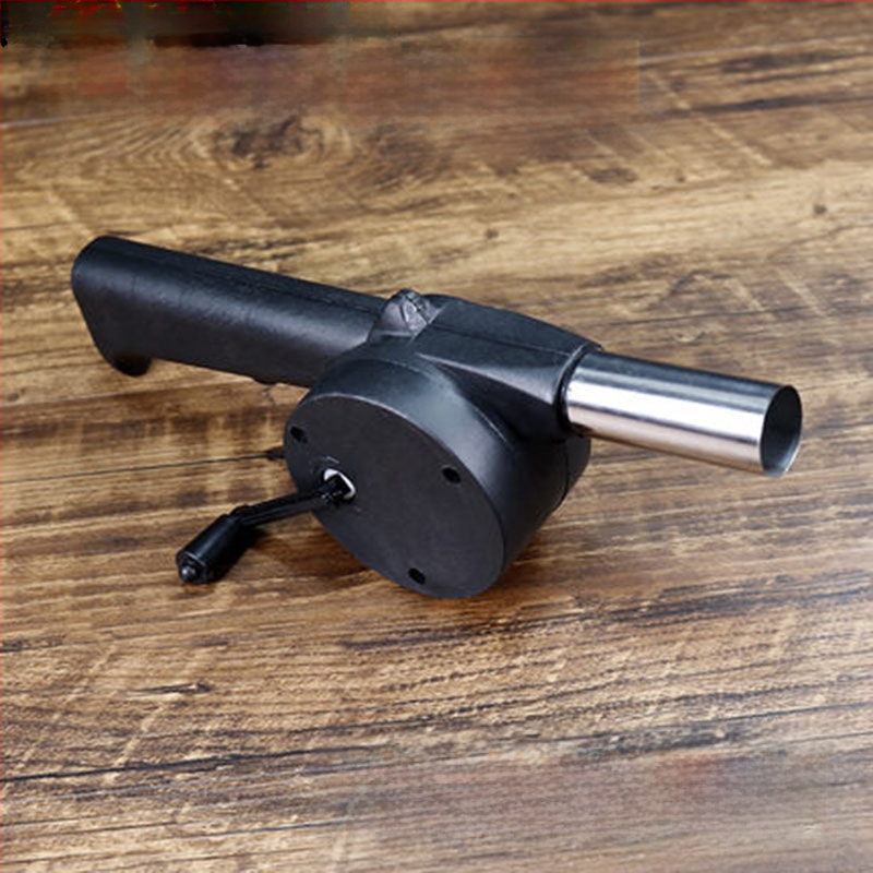 Išorinis rankinis degimo palaikymo pūstuvas griliui ir stovyklavimui