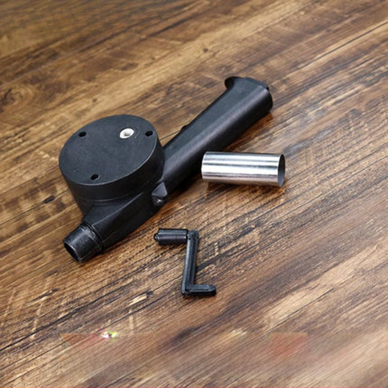 Išorinis rankinis degimo palaikymo pūstuvas griliui ir stovyklavimui