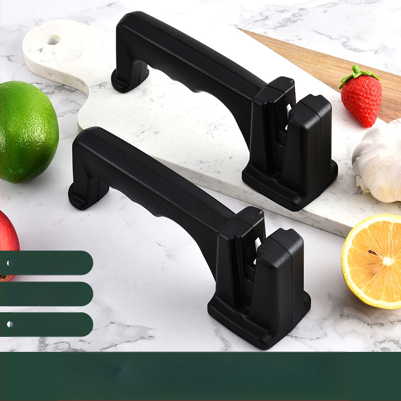 Kések és ollók élező kerámiarúddal | ABS+ EVA test, Nyomtatott logó, 2024-es bevezetés, Testreszabható