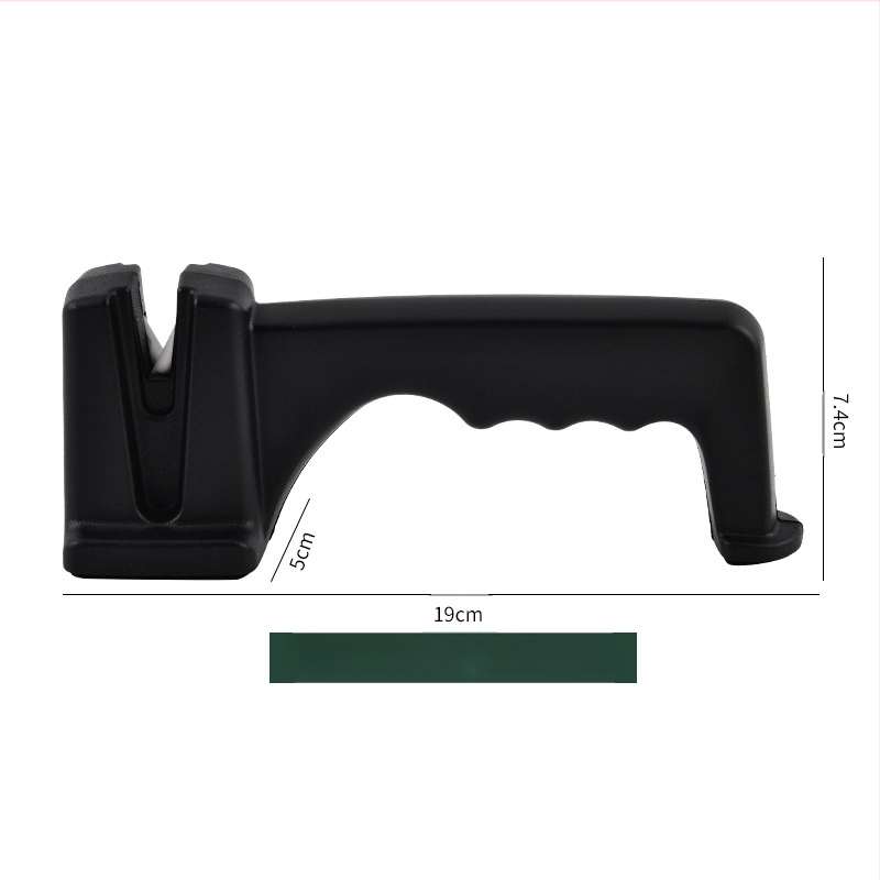 Kések és ollók élező kerámiarúddal | ABS+ EVA test, Nyomtatott logó, 2024-es bevezetés, Testreszabható