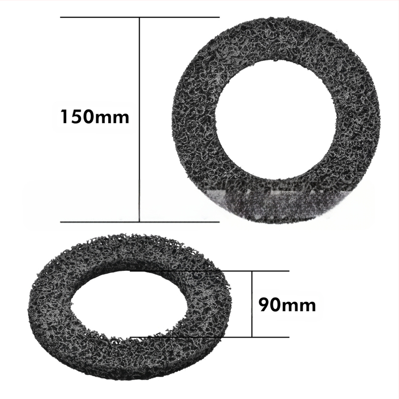 Pad τριβής για αφαίρεση οξειδώσεων και γυάλισμα αυτοκινητικής λαμαρίνας και κεντρικού άξονα – πλαστικό και ατσάλι