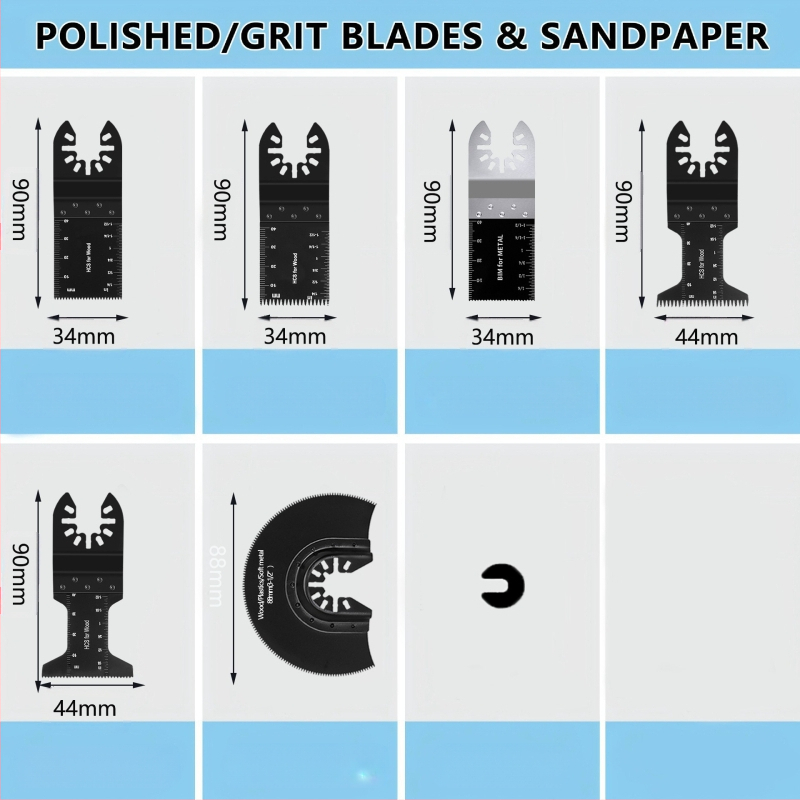 Tori универсален комплект режещи дискове за електрически инструменти – високовъглеродна стомана