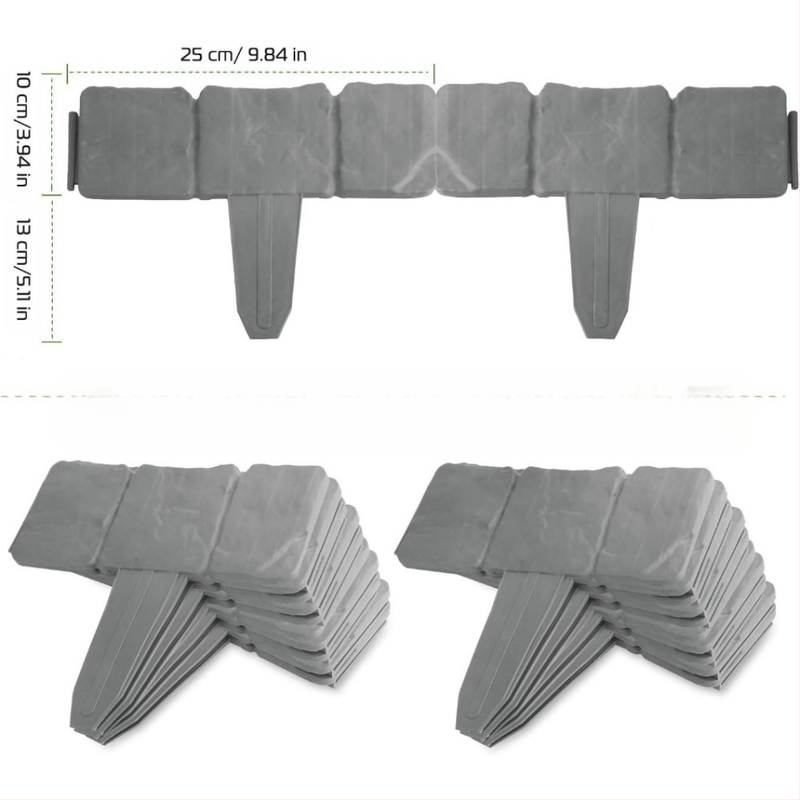 Градинска граница от пластмаса – модерен стил, рязане и формоване, пластмасова плоскост
