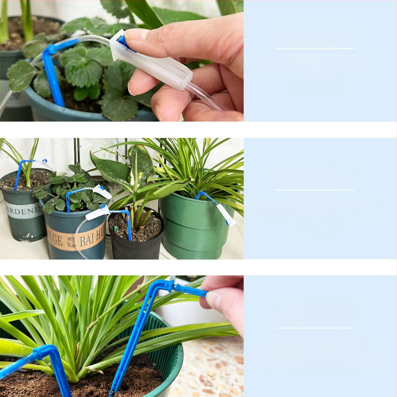 5L lašinio laistymo sistema namų sodininkystei su laikmačiu