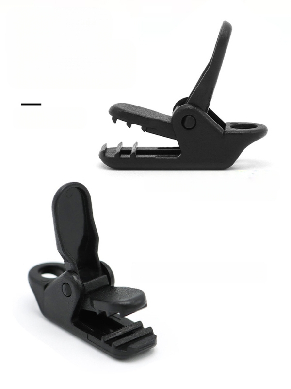 Къмпинг клип за навес с крокодилен клип, натисков тип против подхлъзване, ветроустойчив и кука за дърпане