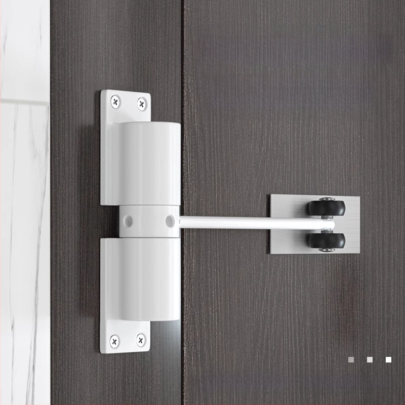 Кръгъл автоматичен затварящ механизъм за врати с тихо затваряне, механизъм за отскок и буфер против сблъсък