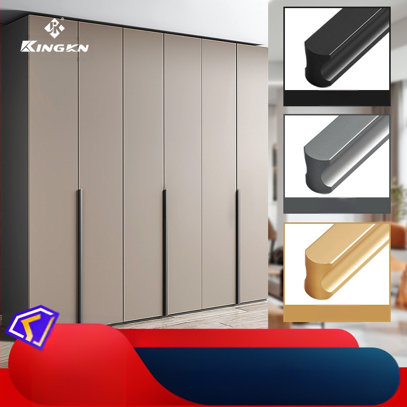 Jingkang Hardware Alumīnija sakausējuma paplašināta skapja durvju roktura, garderobēm, modelis 0001