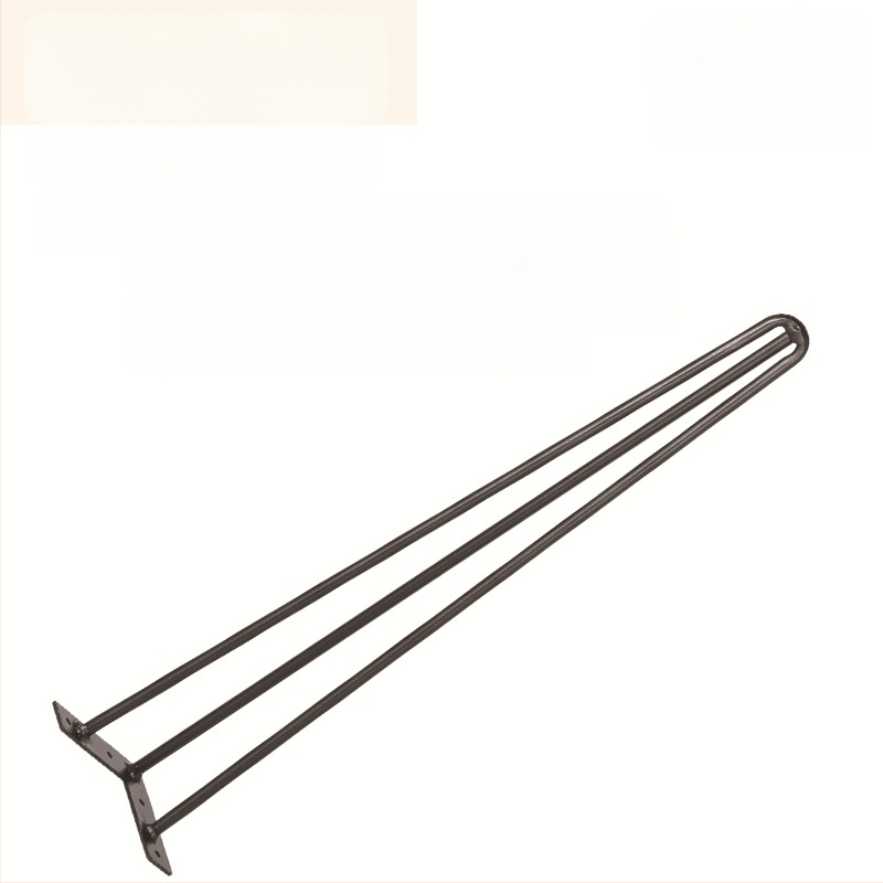 Hairpin picior de masă - din fier, în formă U, pentru mobilier, stil modern și simplu, diametrul firului 10-12 mm