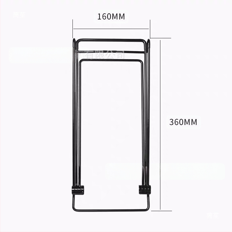 Išorinis nešiojamas saulės skydelio laikiklis, tvirtas, sulankstomas anglies plieno laikiklis su karabinu