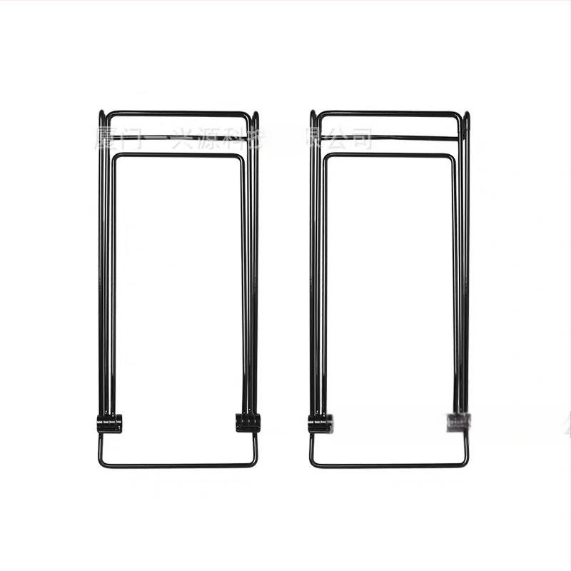 Išorinis nešiojamas saulės skydelio laikiklis, tvirtas, sulankstomas anglies plieno laikiklis su karabinu