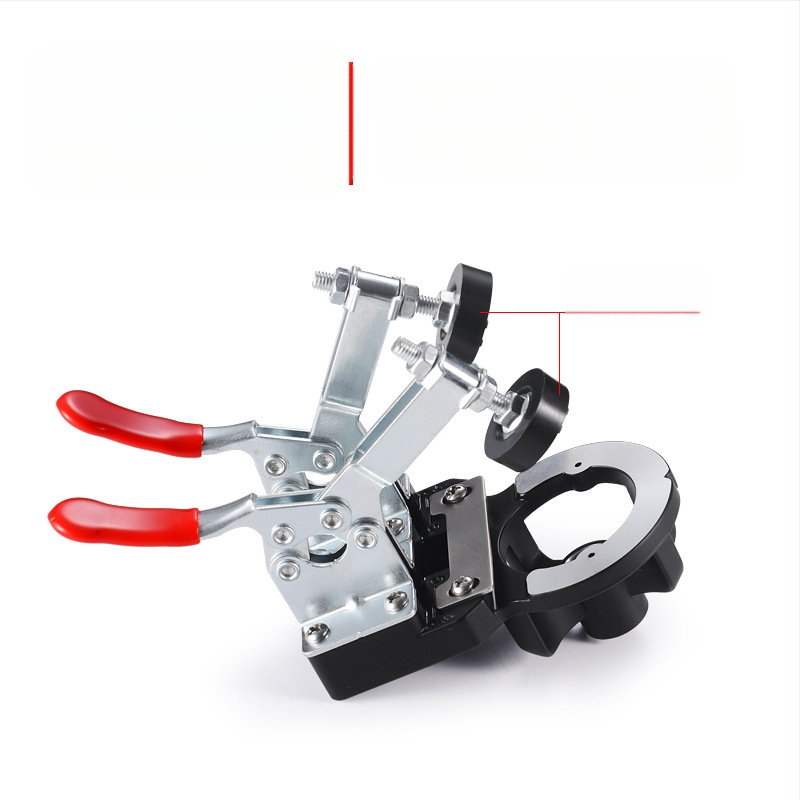 Дървообработващ инструмент: водач за пробиване на панти за шкафове и локатор за дупки на панти — помощно средство за монтаж