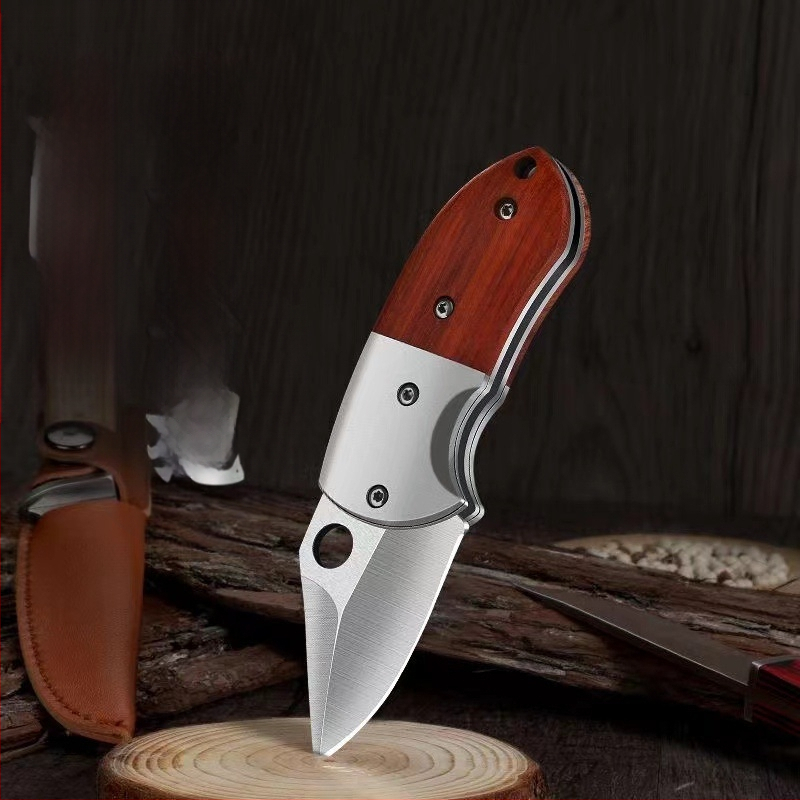 Sklopivi nož visoke tvrdoće, oštra oštrica, prijenosni outdoor nož, duljina oštrice 5 cm