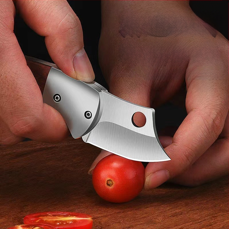 Sklopivi nož visoke tvrdoće, oštra oštrica, prijenosni outdoor nož, duljina oštrice 5 cm