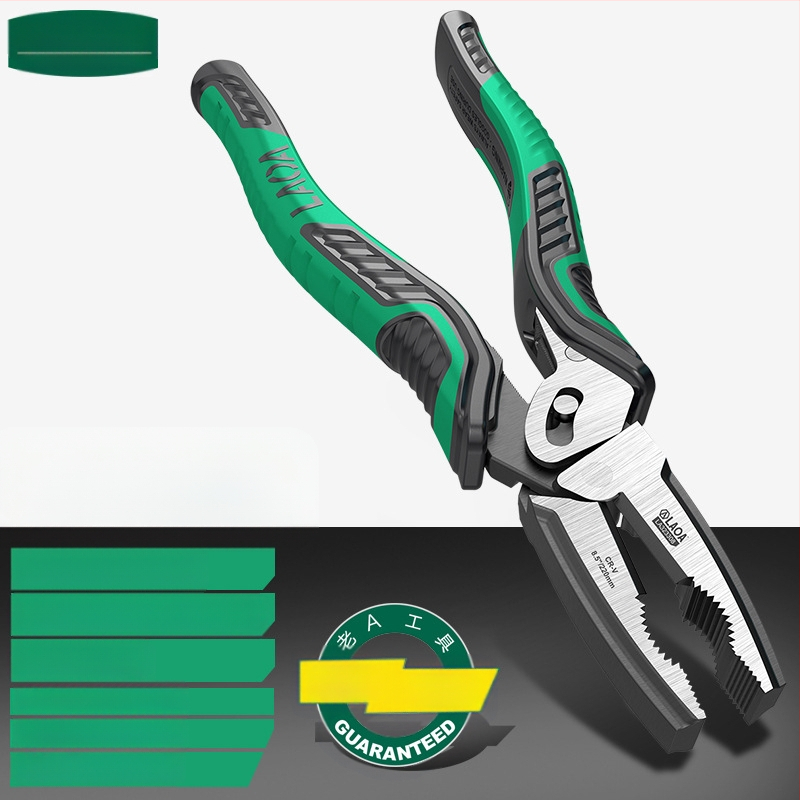 Old A pramoninės žnyplės kabeliams su energijos taupymu, daugiakryptės elektrinės įstrižos replės, pjovimo skersmuo 3.0 mm, žnyplių ilgio 60 mm, svoris 0.4 kg