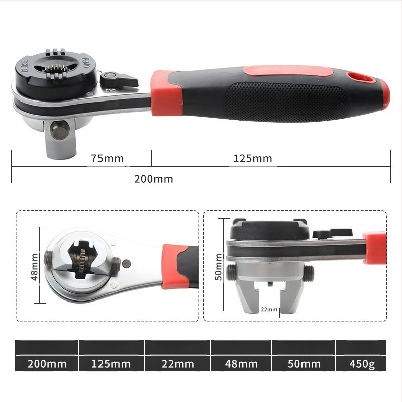 Sail zhe chromolibdeno plieno veržliaraktis, elektroplakato paviršius, dviejų krypčių veikimas, svoris 460 g