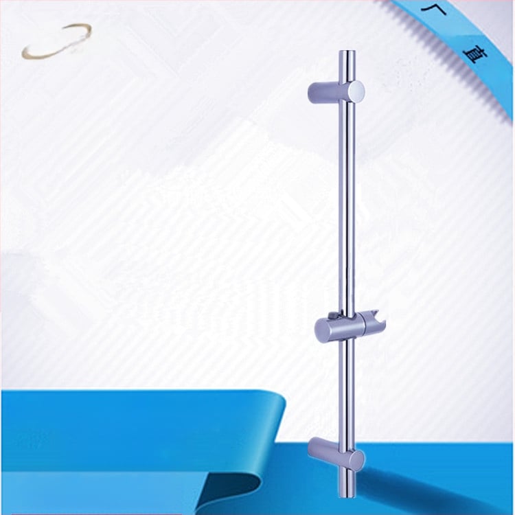Душ държач с повдигаща рейка от неръждаема стомана, електроплакиран финиш, комплект от две части