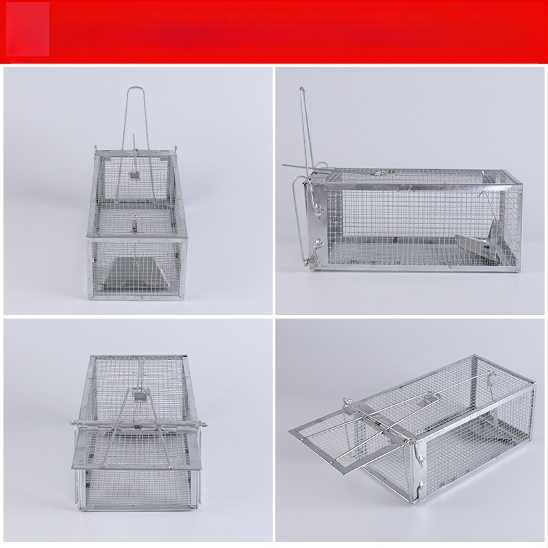 Graužikų gaudyklė narve su aukštos jautrumo pedalo jutikliu, tvirtas mechanizmas, vidutinio modelio