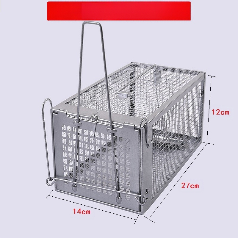 Graužikų gaudyklė narve su aukštos jautrumo pedalo jutikliu, tvirtas mechanizmas, vidutinio modelio