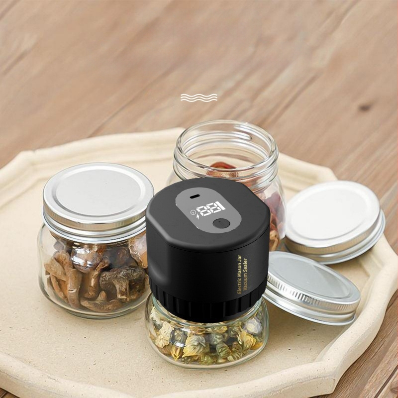 Вакуумна машина за буркани Mason за домашно използване, капацитет под 500 мл, корпус ABS, модел ll34333667, с възможност за персонализация