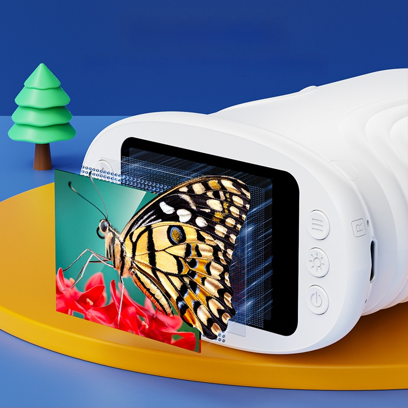 Παιδικό φορητό μικροσκόπιο – Υψηλής Ευκρίνειας, Ηλεκτρικό, Σιλικόνη Εκπαιδευτικό Παιχνίδι για Βιολογία/Χημεία (7–14 ετών)