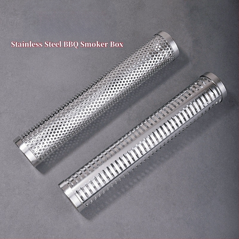 Nerūdijančio plieno rūkimo vamzdelis kepimui kepsninėms, daugkartinis naudojimas, logotipo spauda prieinama, ženklas HEGNMING-MADE