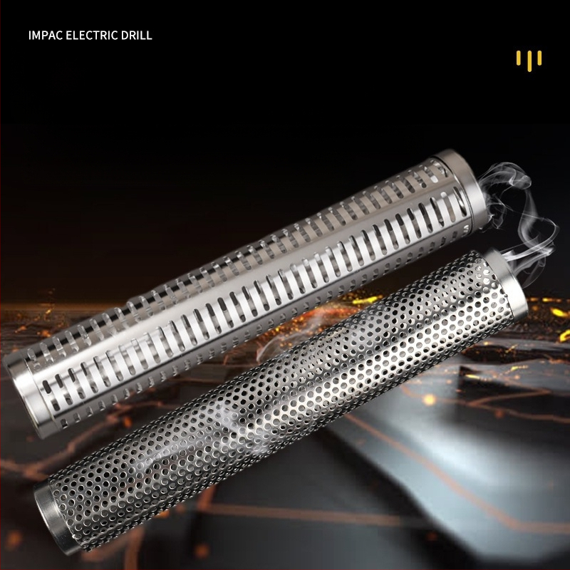 Nerūdijančio plieno rūkimo vamzdelis kepimui kepsninėms, daugkartinis naudojimas, logotipo spauda prieinama, ženklas HEGNMING-MADE