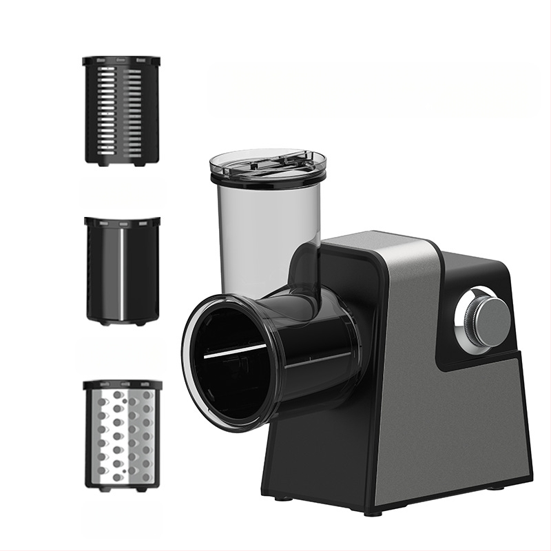 Daugiafunkcinis elektrinis daržovių pjaustytuvas virtuvei – nerūdijamas plienas, automatinis pjaustytuvas ir tarkavimo funkcija, pjaustymas ir tarkavimas