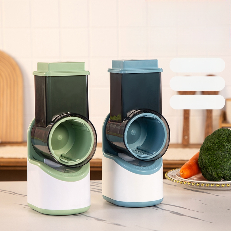 Elektrinis daugi funkcinis daržovių pjaustytuvas su tarkavimo ir pjaustymo ašmenimis, ABS medžiaga, namų naudojimui