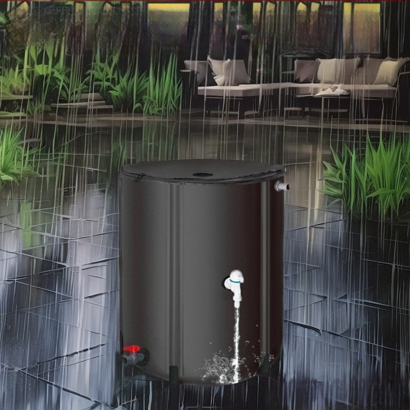 Lietaus vandens surinkėjas – sulankstomas lauko vandens laikymo dubuo, PVC, Prekės kodas TM2ZDBE, 2021 m. vasara