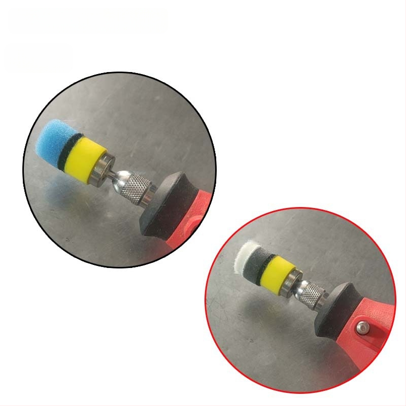 Automobilių ratlankių poliravimo kempinės galvų rinkinys, prekė Car polish, medžiaga: kempinė, kietumas: 5