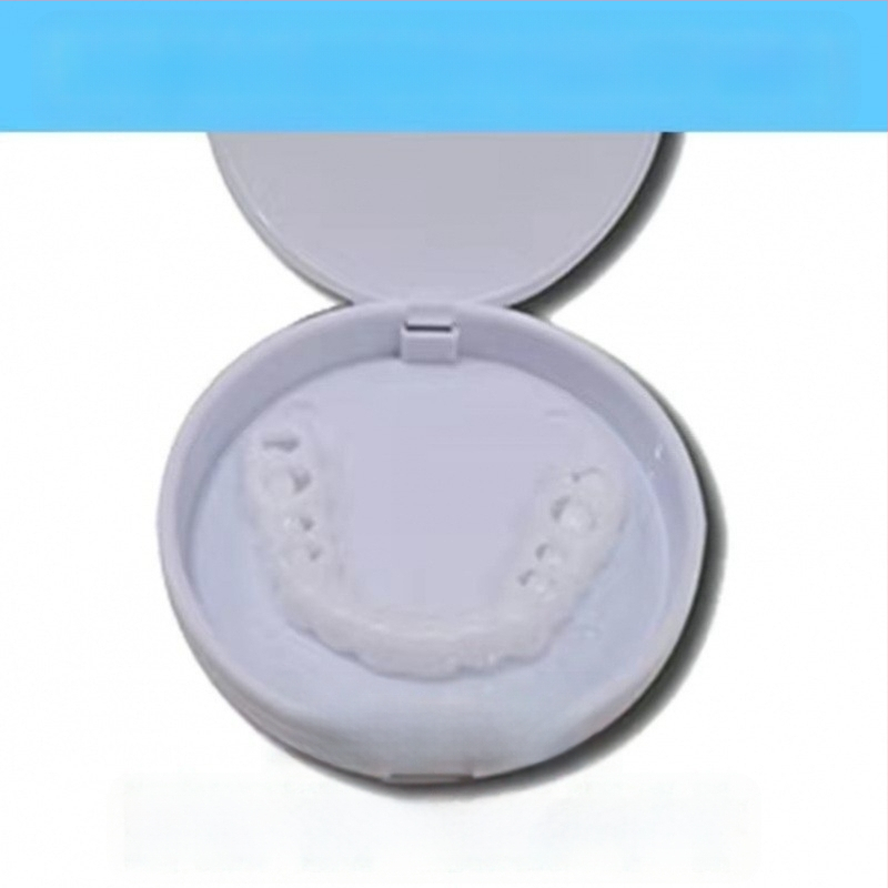 Προσωρινή οδοντική προσθετική για φαγητό — νάρθηκας κάλυψης πρόσθίων δοντιών σε περιπτώσεις ελλείποντων δοντιών, για ενήλικες