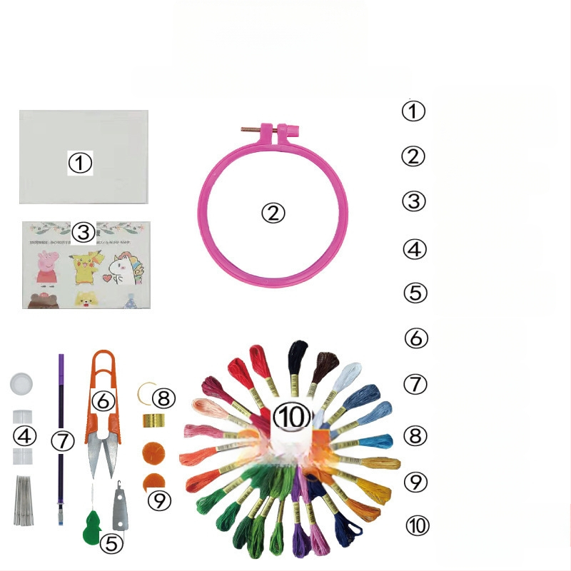 Σετ κεντήματος με σταυροβελονιάς με πολυεστερικές κλωστές, μοτίβο με γράμματα, για αρχάριους, γλυκό στυλ (Υλικό: Πολυεστέρας; Τύπος κεντήματος: Σταυροβελονιά; Στυλ: Γλυκό; Κατηγορία: Άλλο)