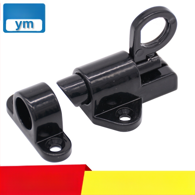 Ключалка тип пеперуда за плъзгащи врати и касетни прозорци — модел aircraft buckle latch, алуминиева сплав, пружинен автоматичен болт, покритие при висока температура