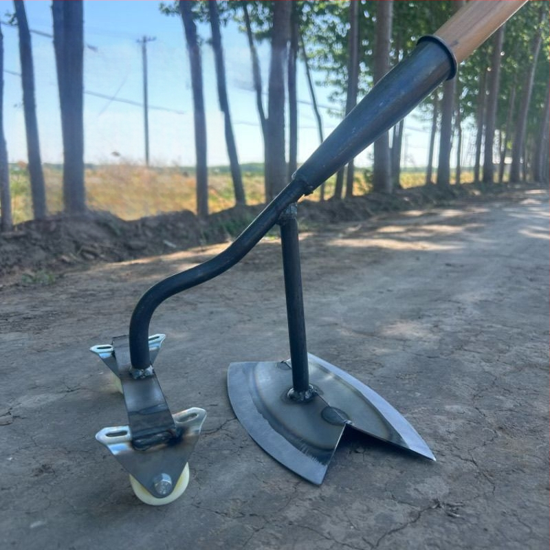 Rattaidestega umbrohuhooldusriist, esileidmise ja tagant tõmbe mehhanism, käsitsi umbrohutõrje lab, õõnes disain, sobib maisile ja köögiviljadele