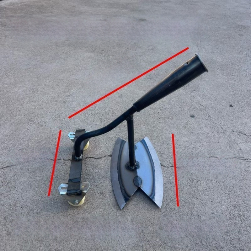 Rattaidestega umbrohuhooldusriist, esileidmise ja tagant tõmbe mehhanism, käsitsi umbrohutõrje lab, õõnes disain, sobib maisile ja köögiviljadele