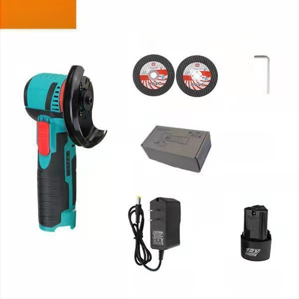 Безжичен ъглошлайф с литиева батерия – за рязане и шлайфане, 220V, тегло 1,6 кг, комплект аксесоари