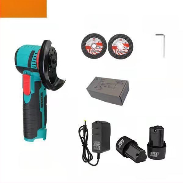Безжичен ъглошлайф с литиева батерия – за рязане и шлайфане, 220V, тегло 1,6 кг, комплект аксесоари