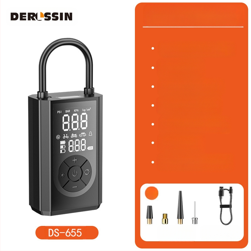 Nešiojama automobilių oro pompa su padangų slėgio matuokliu, 12V, 120W, 30 L/min, skaitmeninis ekranas