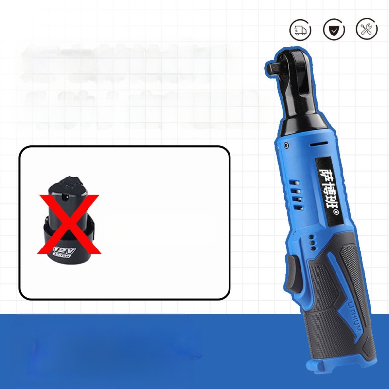 CYBOBAN 12V презареждаща литиева електрическа трещотков ключ с глава 90° и 4-позиционна дръжка